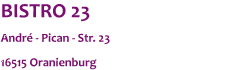 Logo von bistro23.de
